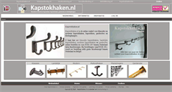 Desktop Screenshot of kapstokhaken.nl
